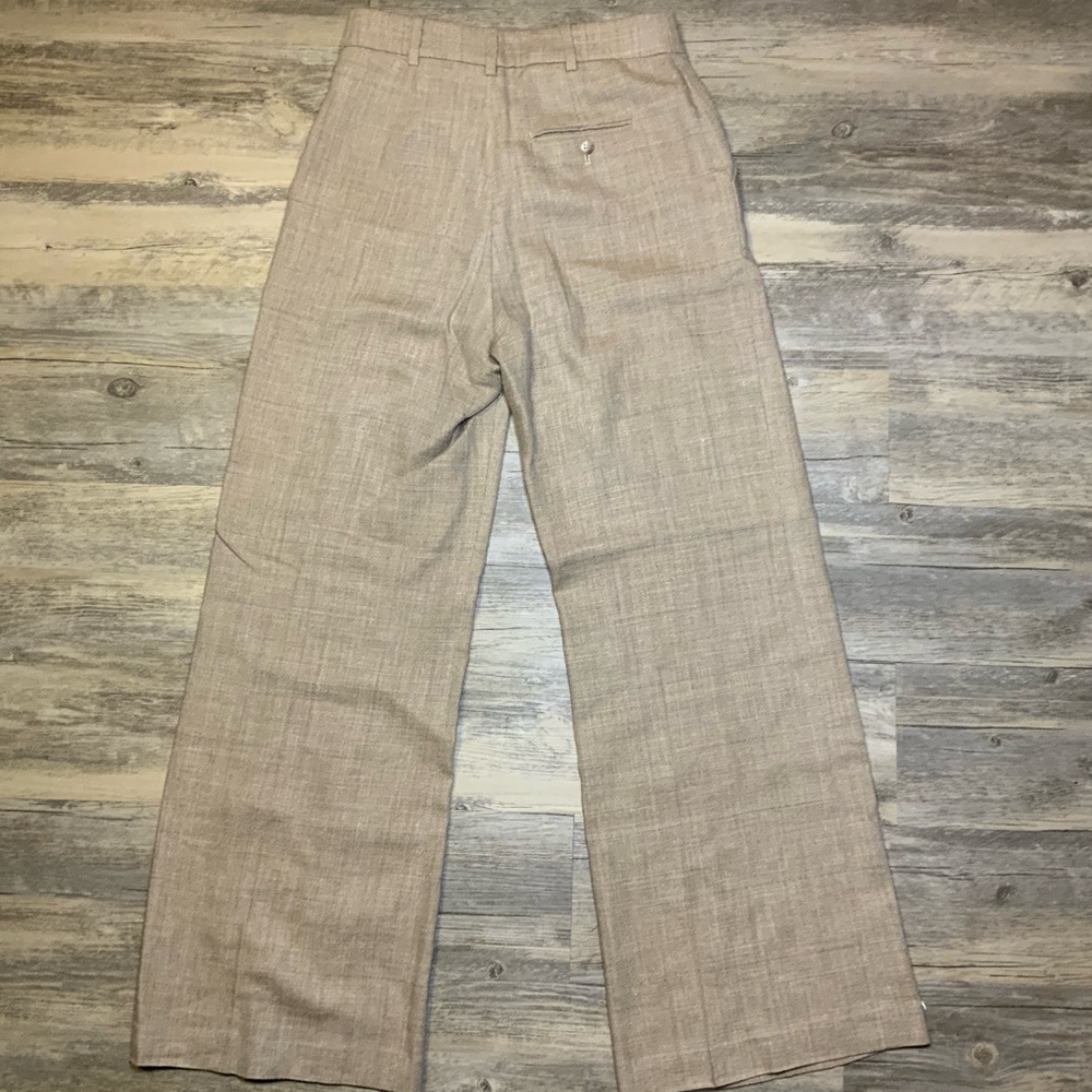 Ralph Lauren Women's Beige Wide Leg Pants - Picture 4 of 4